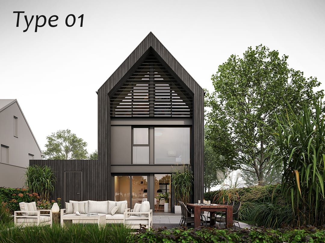 Foto 7 van 4 vrijstaande woningen - woonwijk Kortenoord