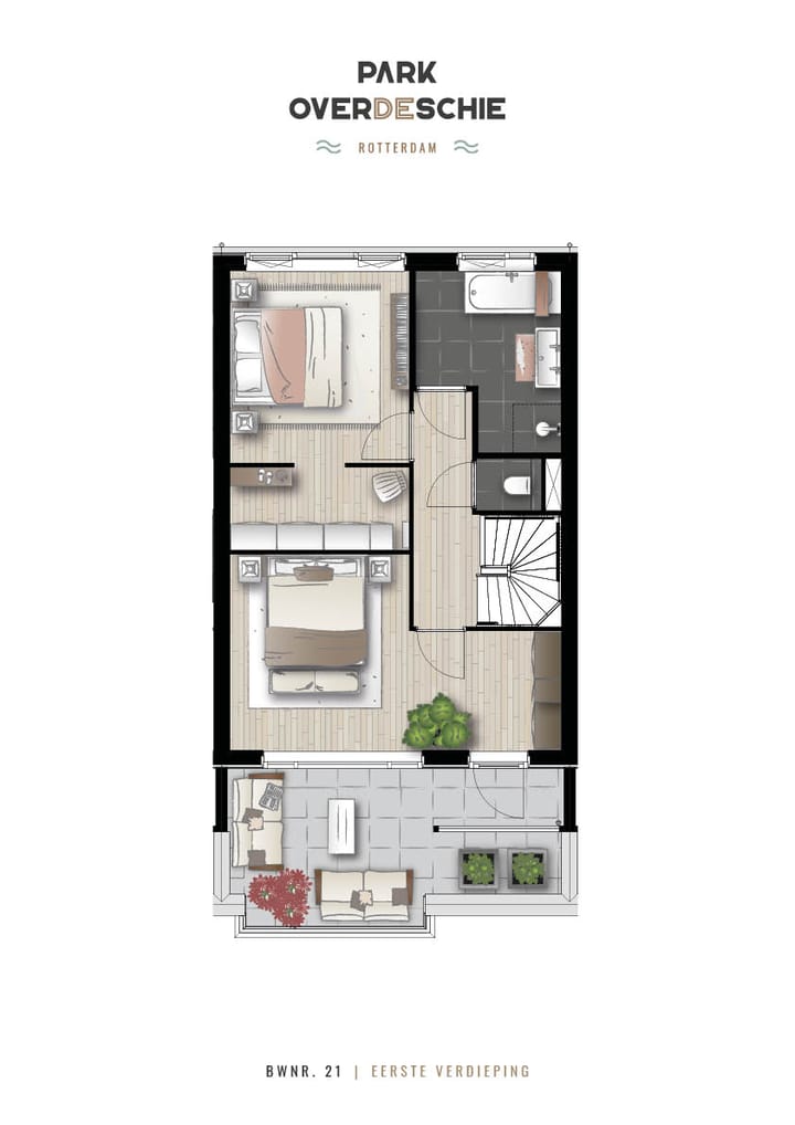 Foto 4 van Dijk Tussenwoning (Bouwnr. 21)