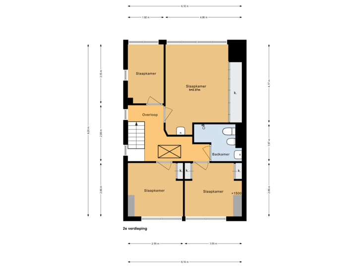 2e verdieping