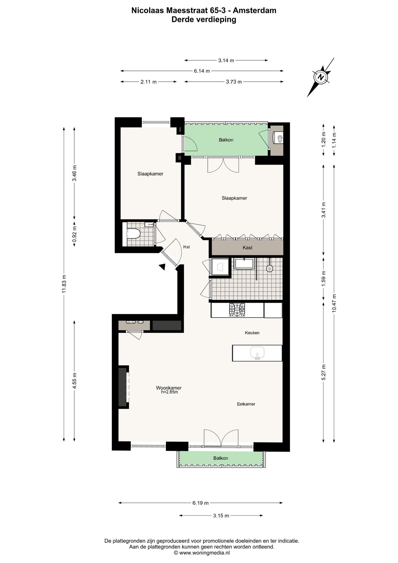 Foto 24 van Nicolaas Maesstraat 65-3