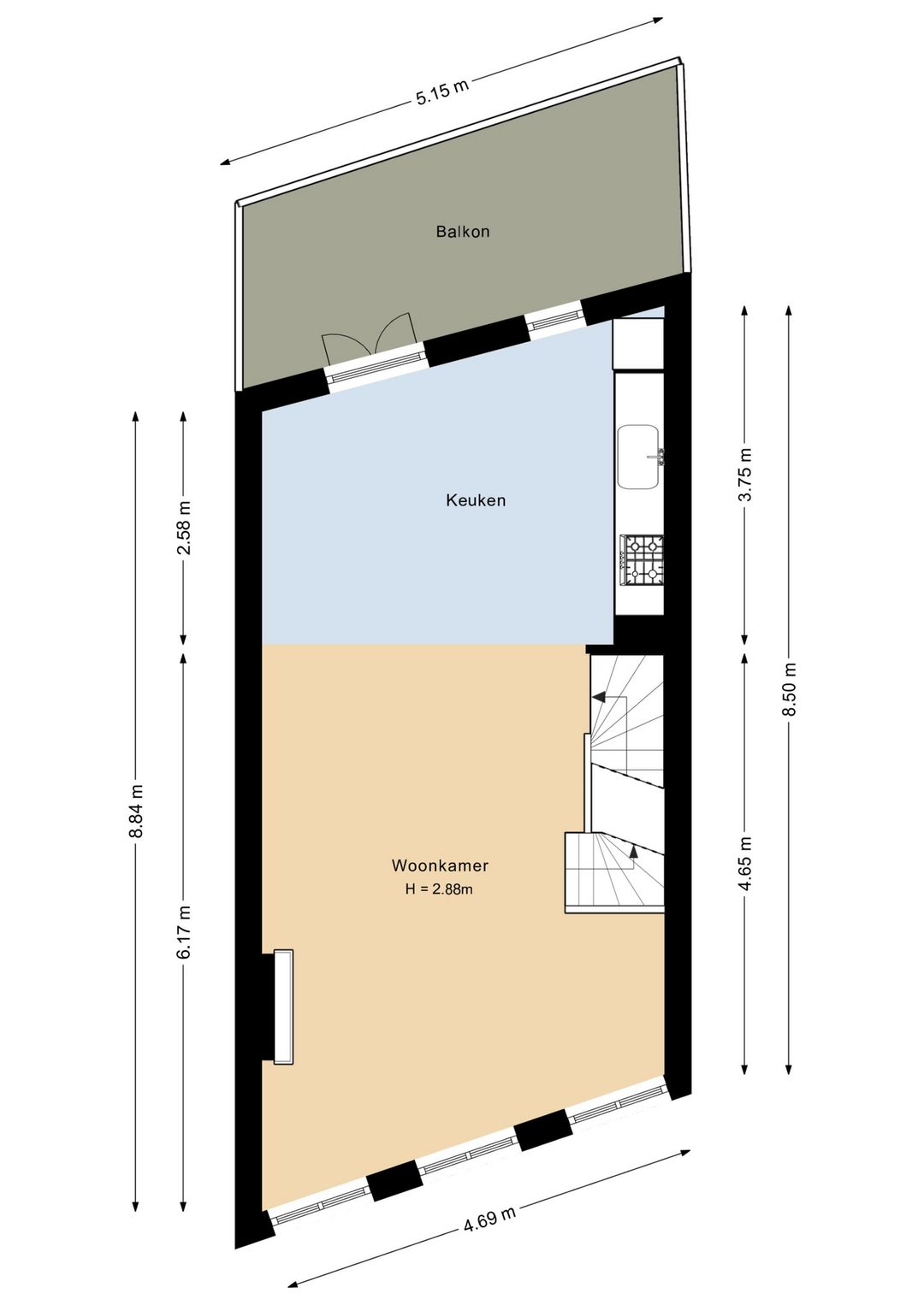 Foto 8 van Korte Molenstraat 22