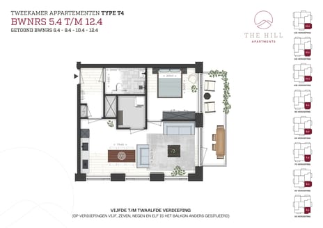 Image of T4 Apartment with shared street entrance