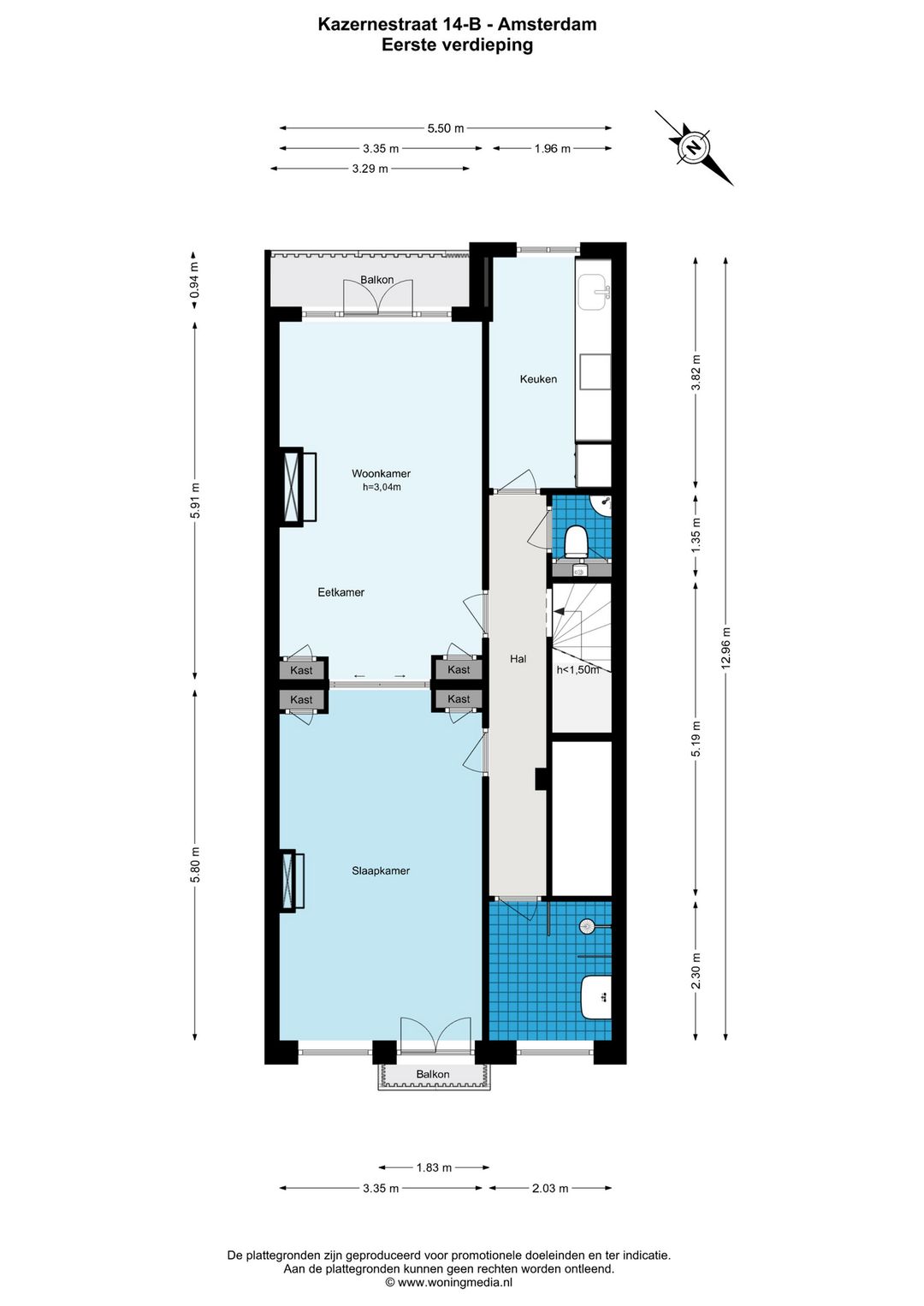 Foto 28 van Kazernestraat 14-B