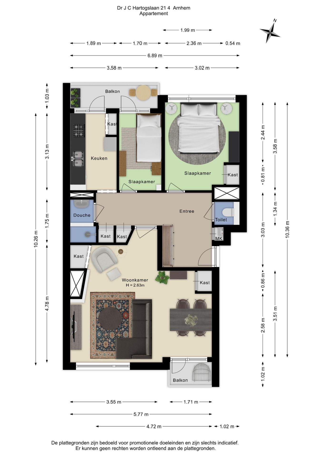 Foto 35 van Dr. J.C. Hartogslaan 21-4