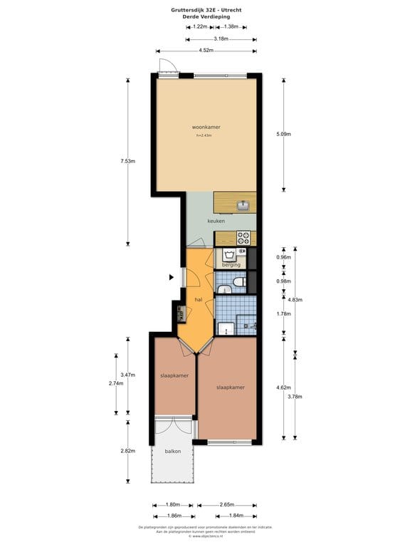 Foto 28 van Gruttersdijk 32-E