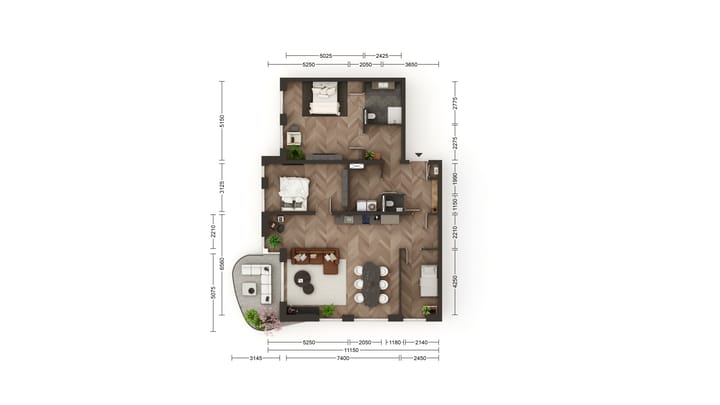 Foto 2 van Appartement eerste verdieping (Bouwnr. B08)