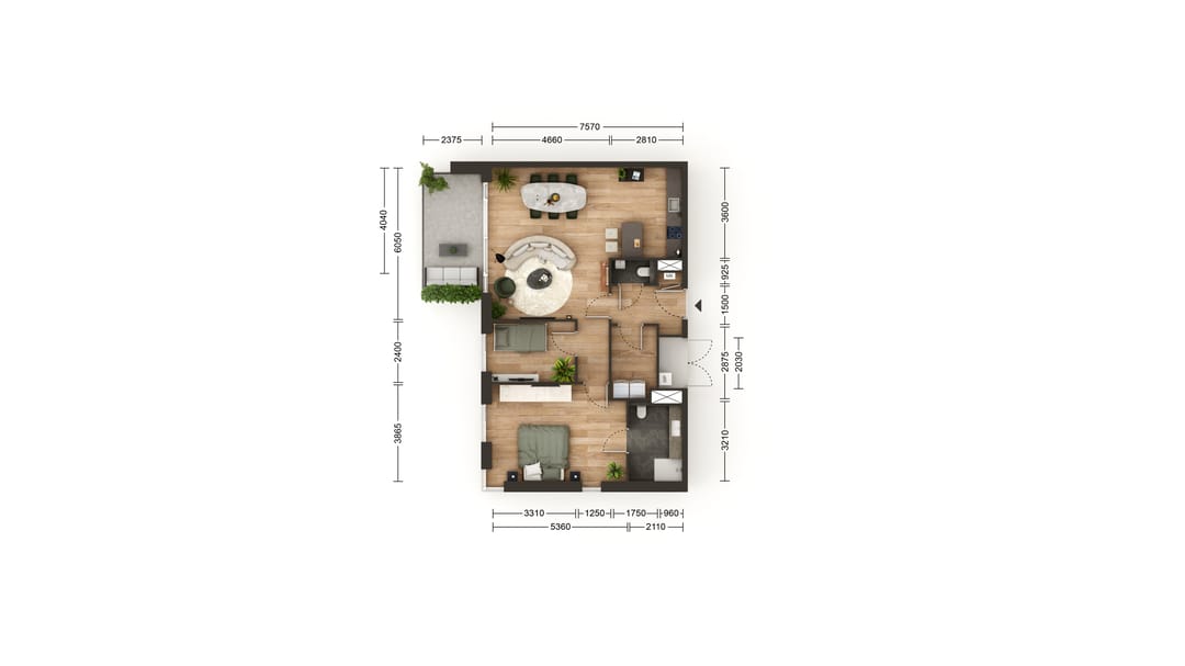 Foto 2 van Appartement eerste verdieping (Bouwnr. B09)