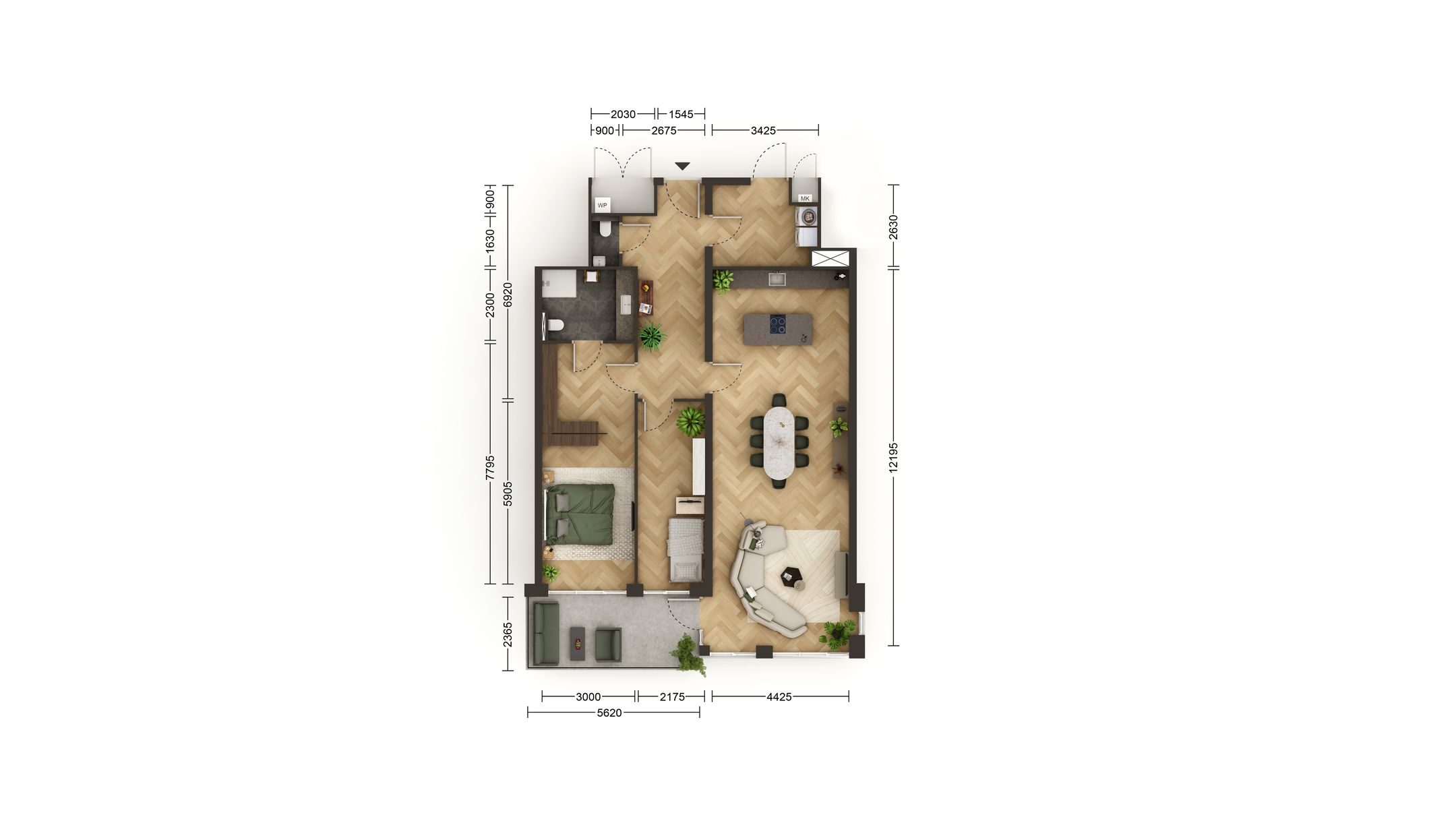 Foto 3 van Appartement eerste verdieping (Bouwnr. B11)