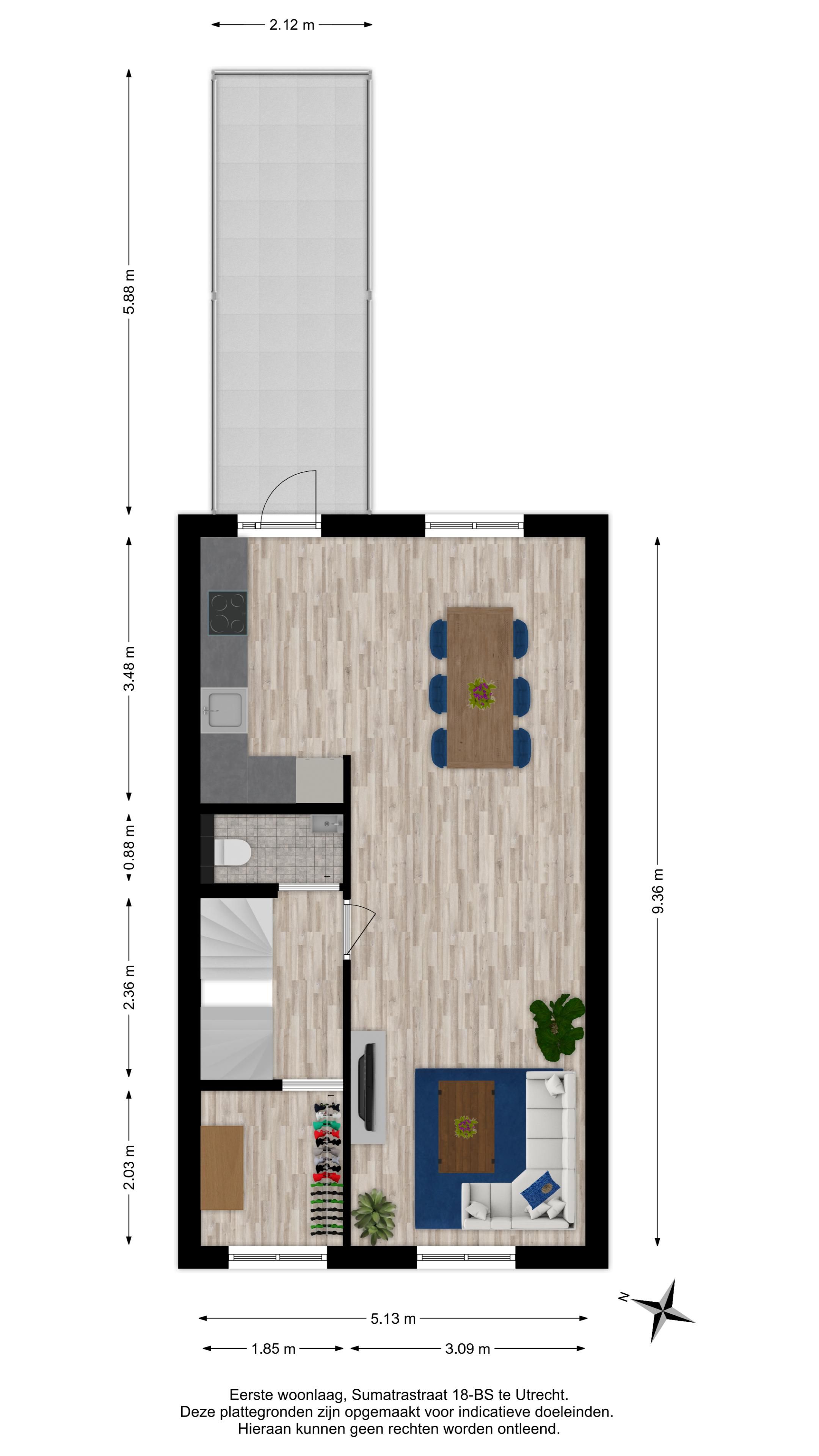 Foto 75 van Sumatrastraat 18-BS