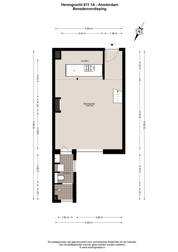 Foto 23 van Herengracht 611-1A