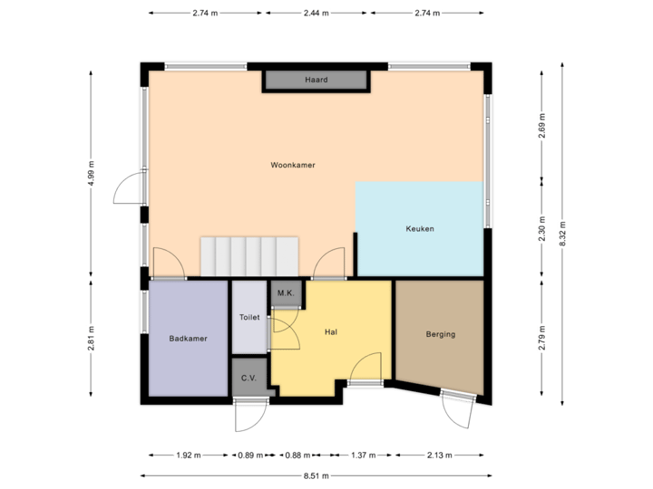 'Helmhoeve' Midsland aan Zee 383 - Begane grond