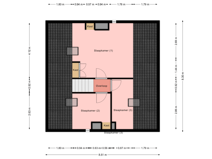 'Helmhoeve' Midsland aan Zee 383 - Verdieping