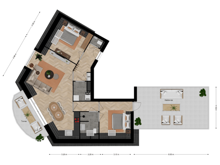 2e Verdieping Appartement 7