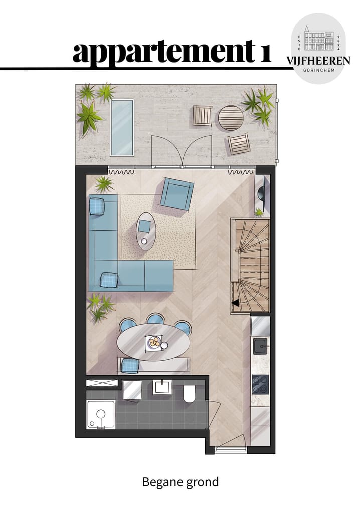 Foto 6 van Vijfheeren | appartement 1