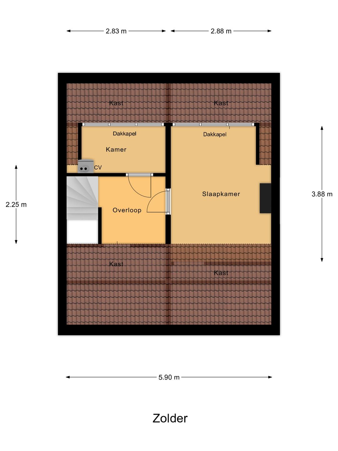 Foto 37 van Adriaan Poortersstraat 17
