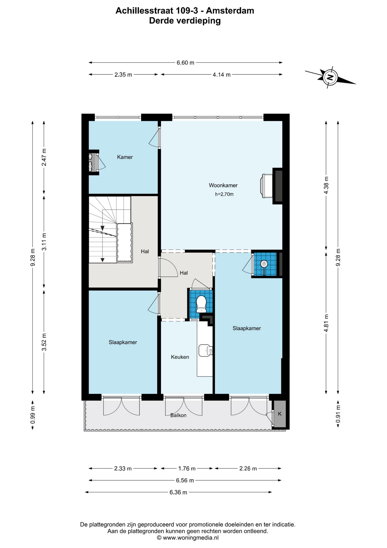 Foto 40 van Achillesstraat 109-3