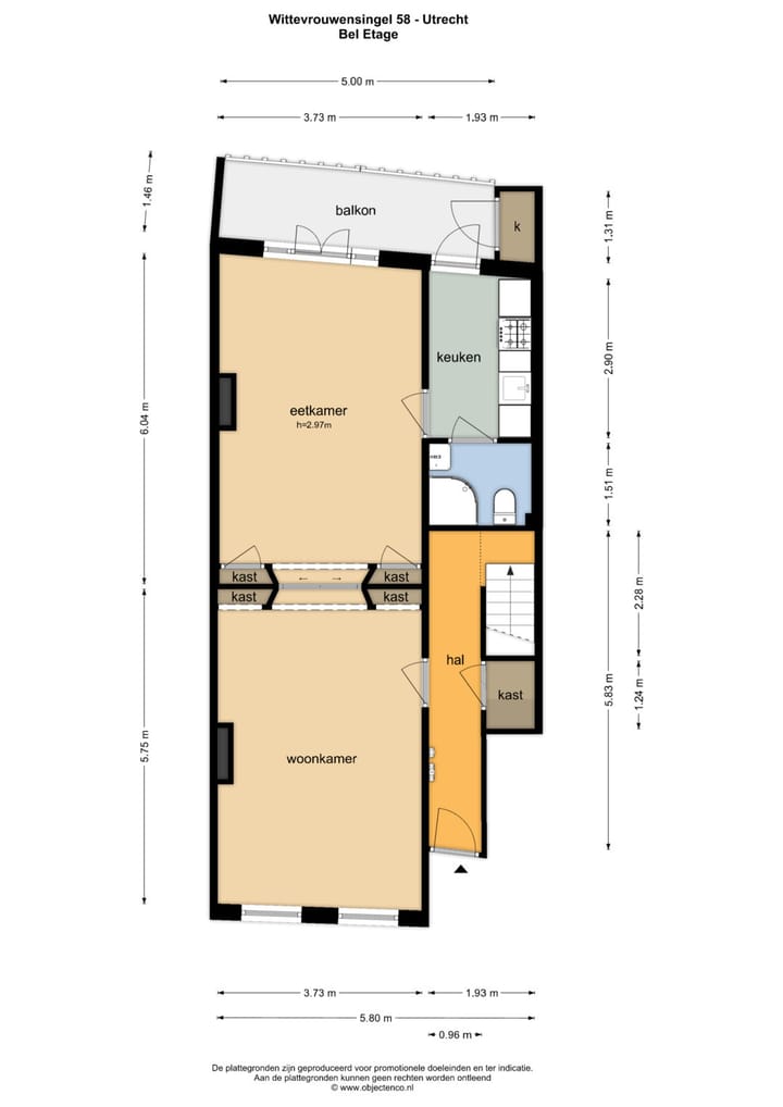 Foto 58 van Wittevrouwensingel 58