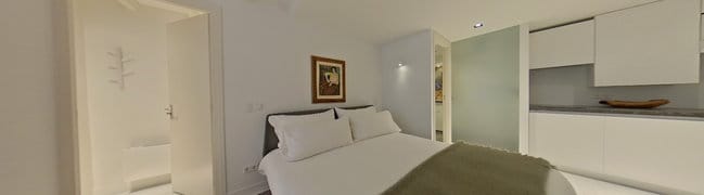 Slaapkamer met zitgedeelte