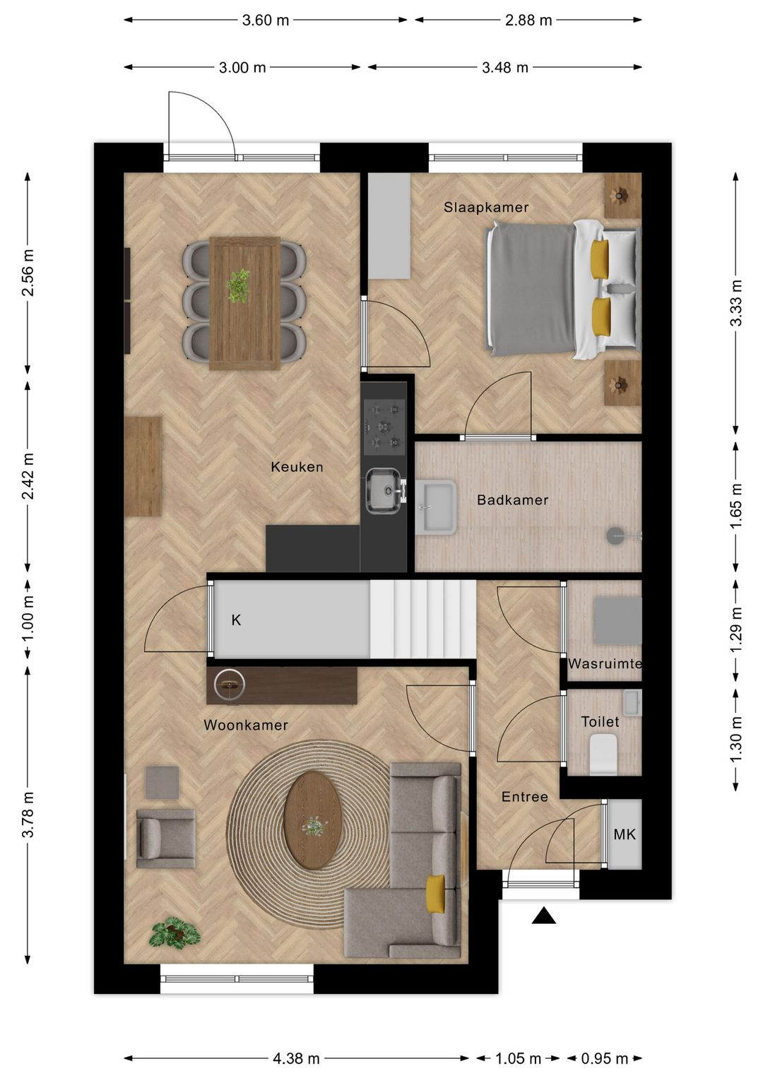 Foto 2 van Levensloopbestendige tweekapper (Bouwnr. 3)