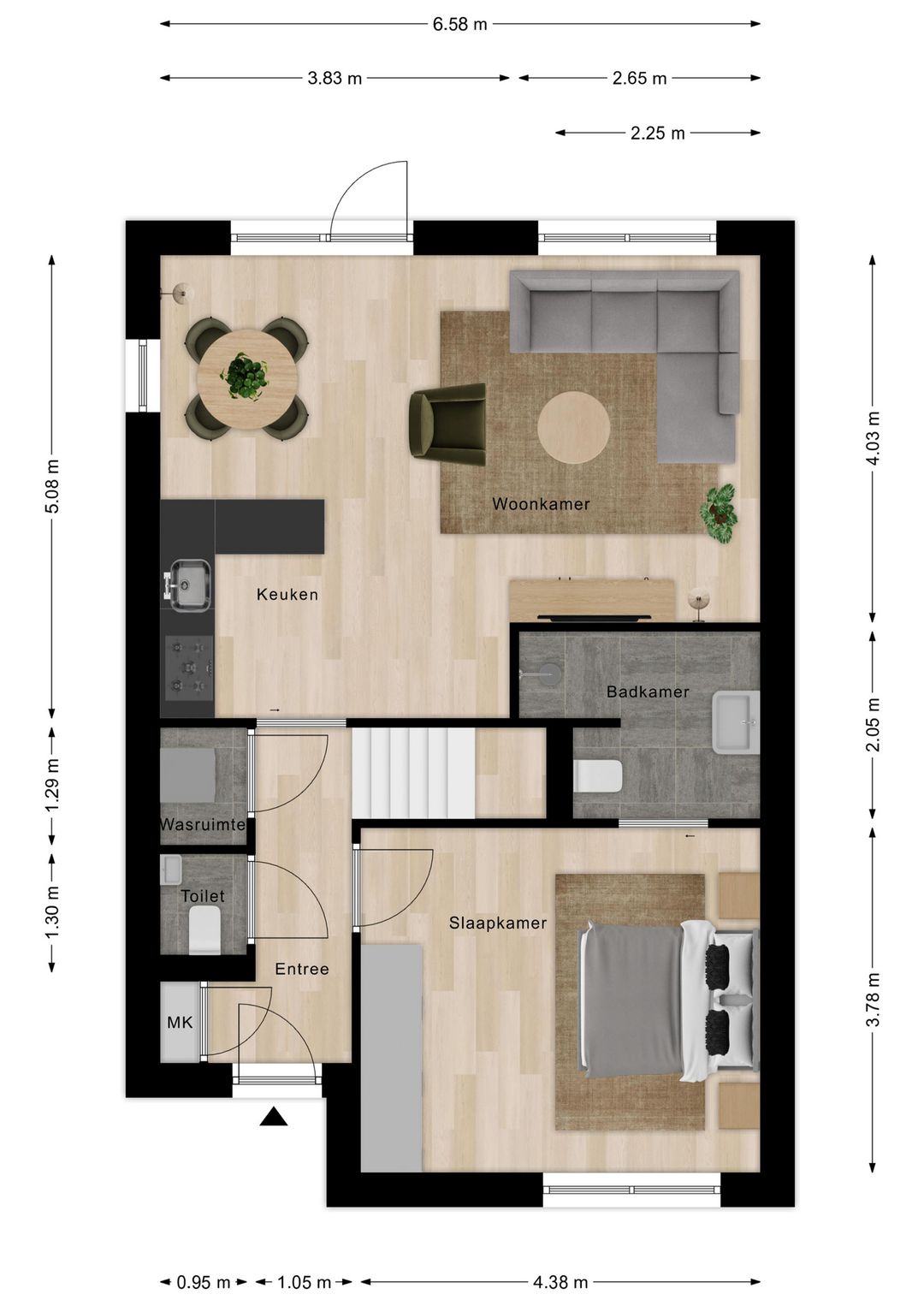 Foto 2 van Levensloopbestendige tweekapper (Bouwnr. 4)