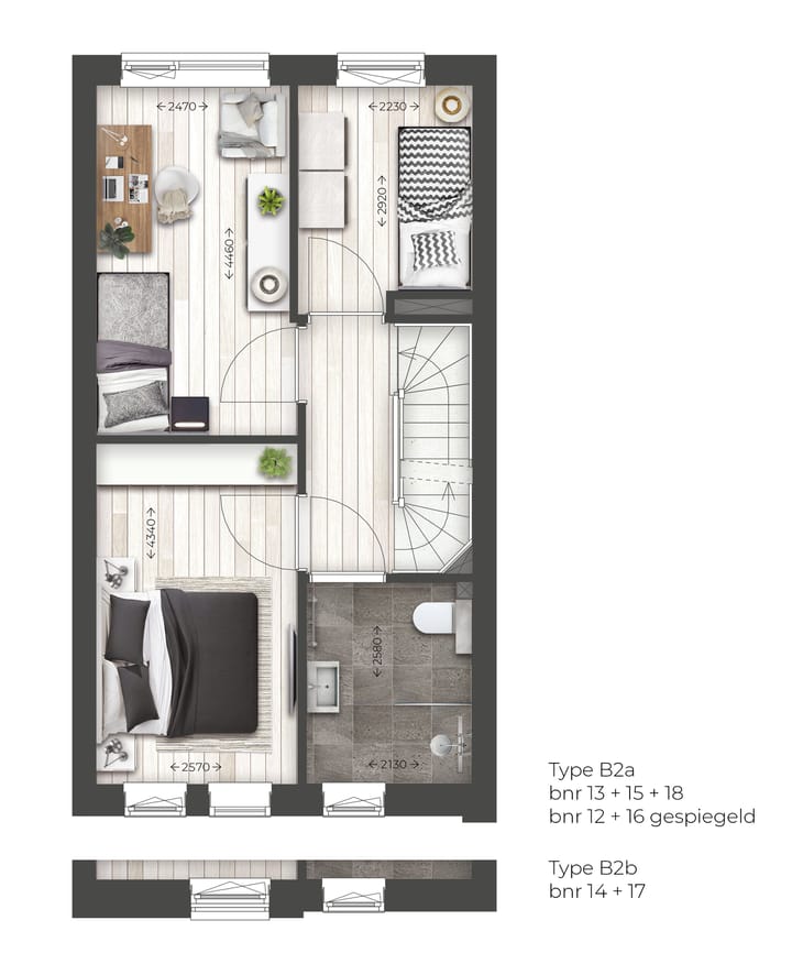 Foto 4 van Roodhekkenpas-West l tussenwoning | B2 (Bouwnr. 14)