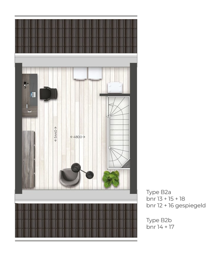 Foto 16 van Roodhekkenpas-West l tussenwoning | B2 (Bouwnr. 16)