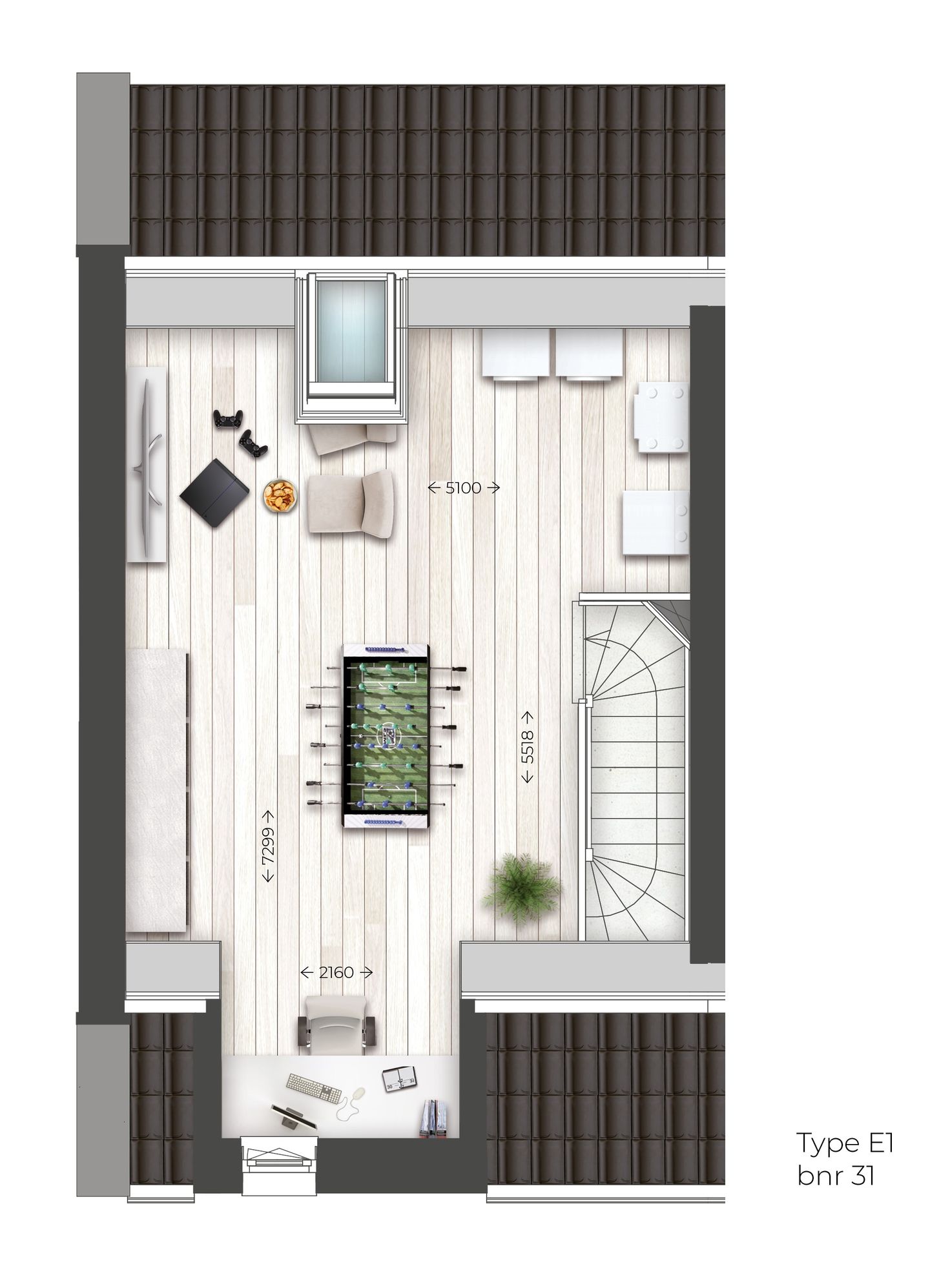 Foto 4 van Roodhekkenpas-West l LLB hoekwoning l  E1 (Bouwnr. 31)