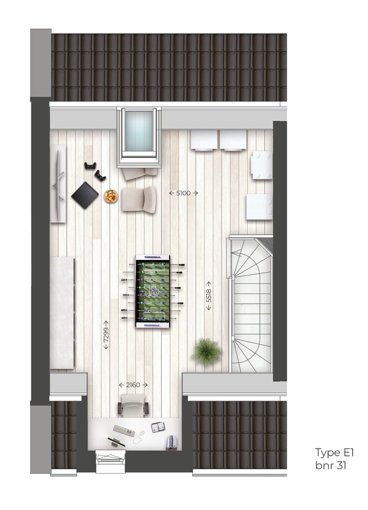 Foto 4 van Roodhekkenpas-West l LLB hoekwoning l  E1 (Bouwnr. 31)