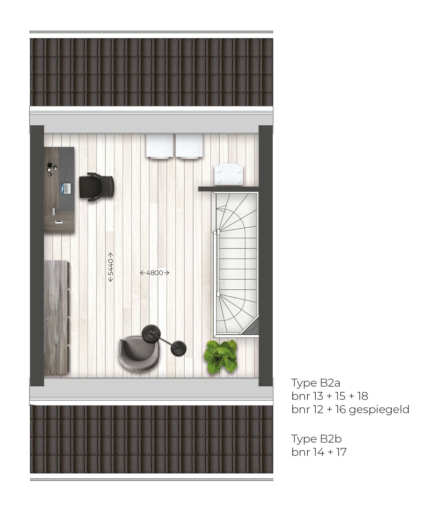 Foto 5 van Roodhekkenpas-West l tussenwoning | B2 (Bouwnr. 12)