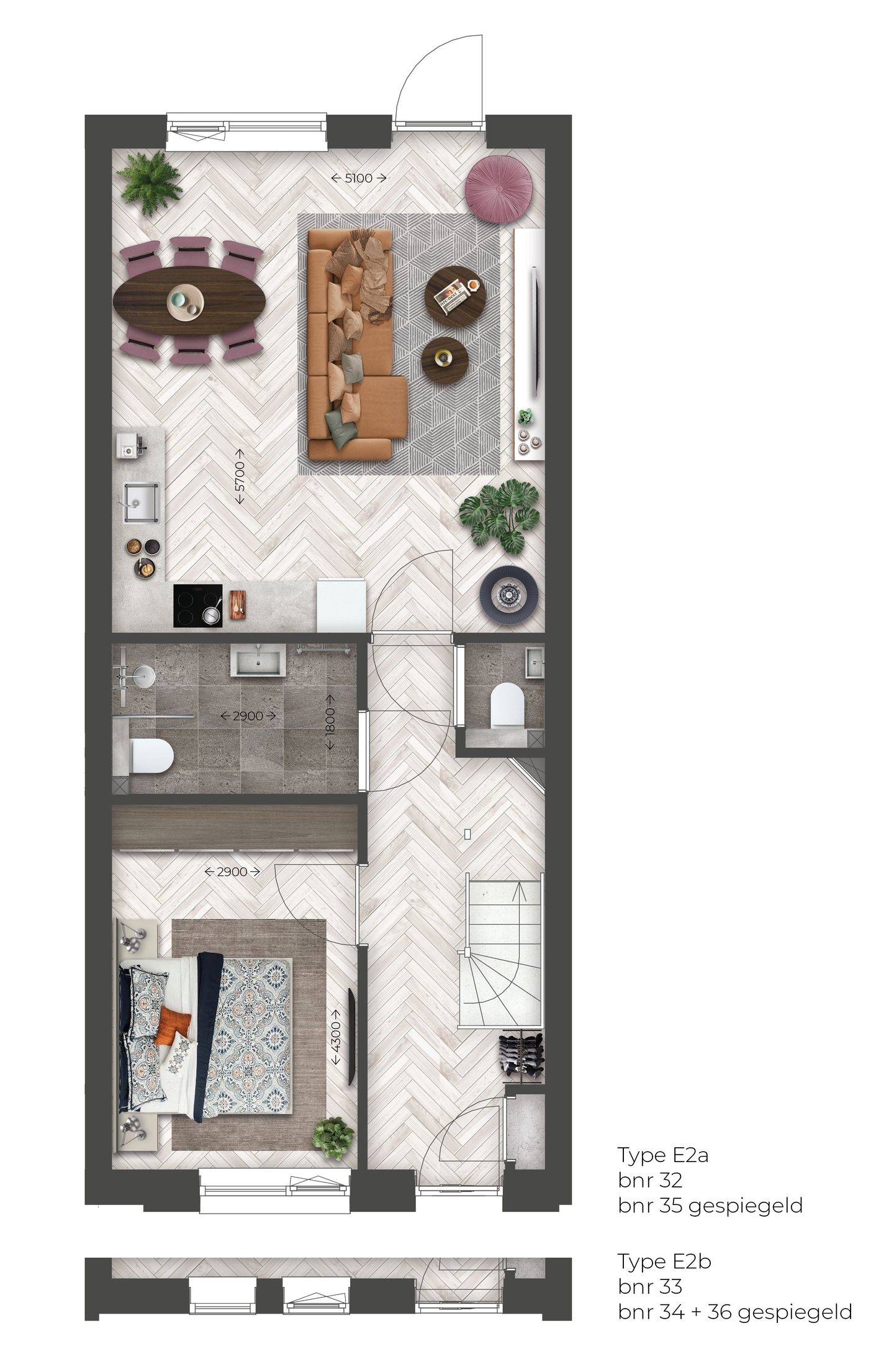 Foto 5 van Roodhekkenpas-West l LLB tussenwoning (Bouwnr. 32)