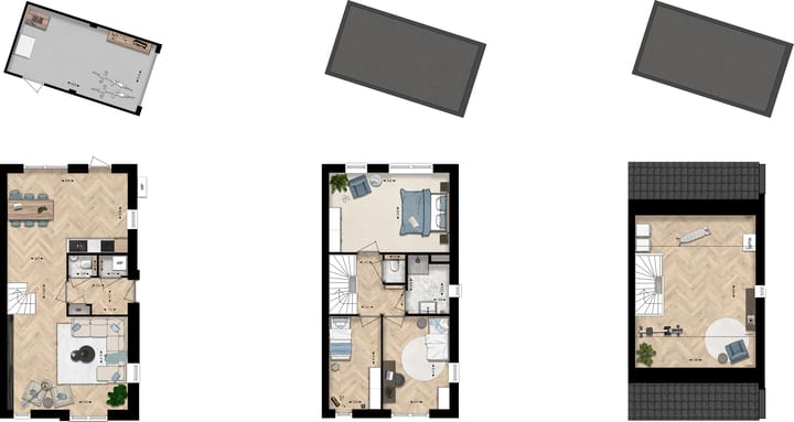 Foto 2 van Twee-onder-een-kap (Bouwnr. D.11)