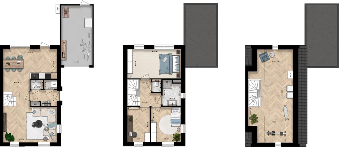 Foto 2 van Hoekwoning met garage (Bouwnr. D.17)