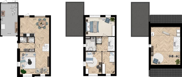 Foto 3 van Twee-onder-een-kap (Bouwnr. D.18)