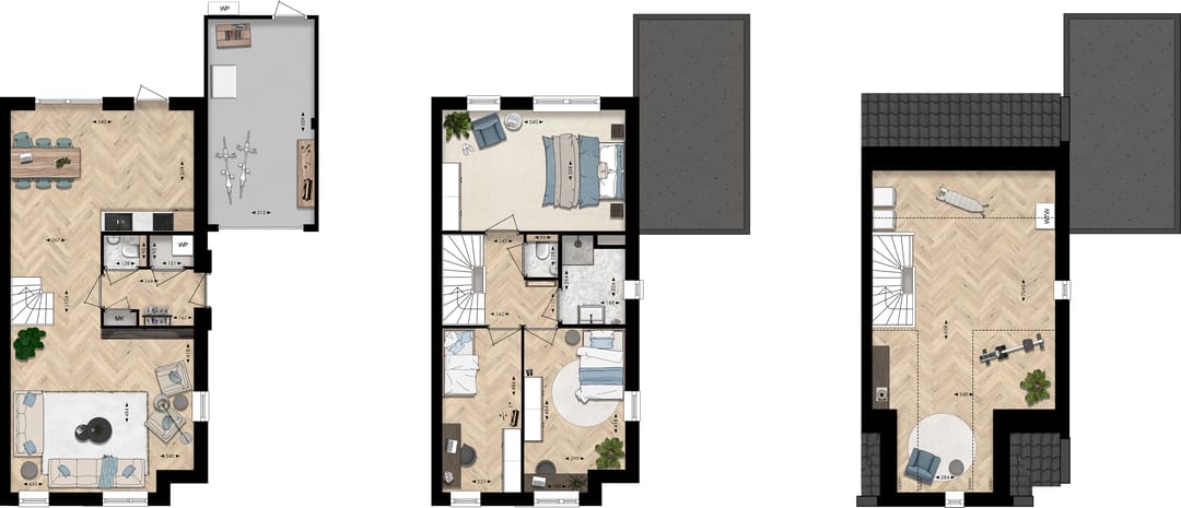 Foto 2 van Twee-onder-een-kap (Bouwnr. D.19)