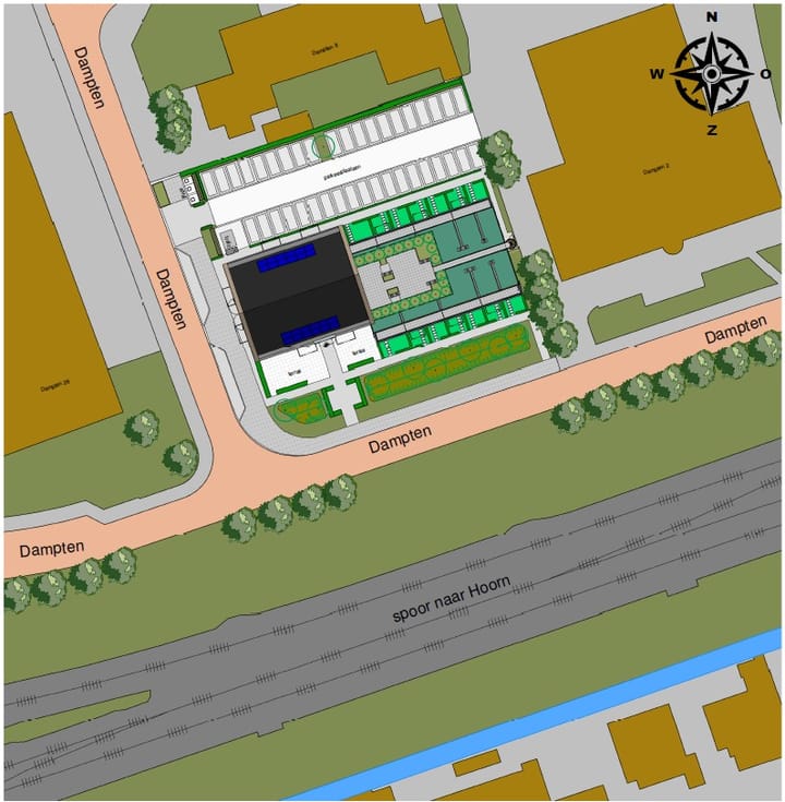 Foto van Studio met terras type 1 Galerijflat