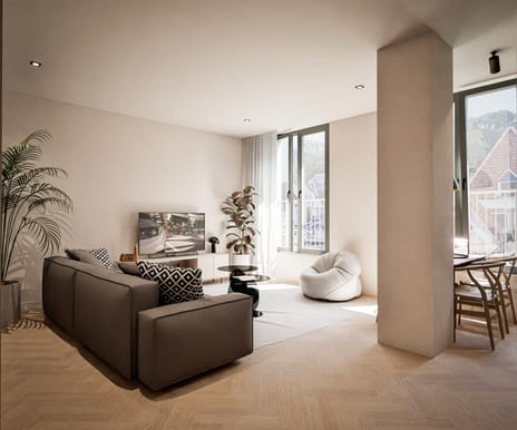 Foto van Loft-appartement Portiekwoning