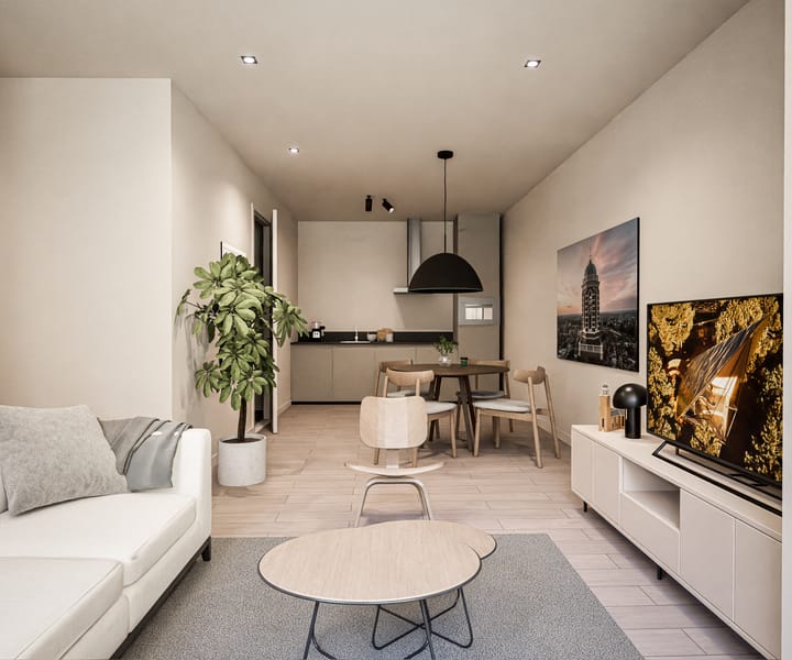 Foto van 2-kamerappartement Portiekwoning