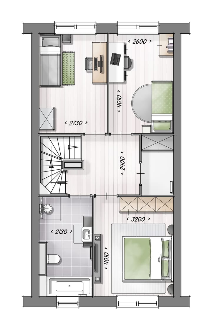 Photo 4 of Hoekwoningen (type Anemone) (Bouwnr. 25)