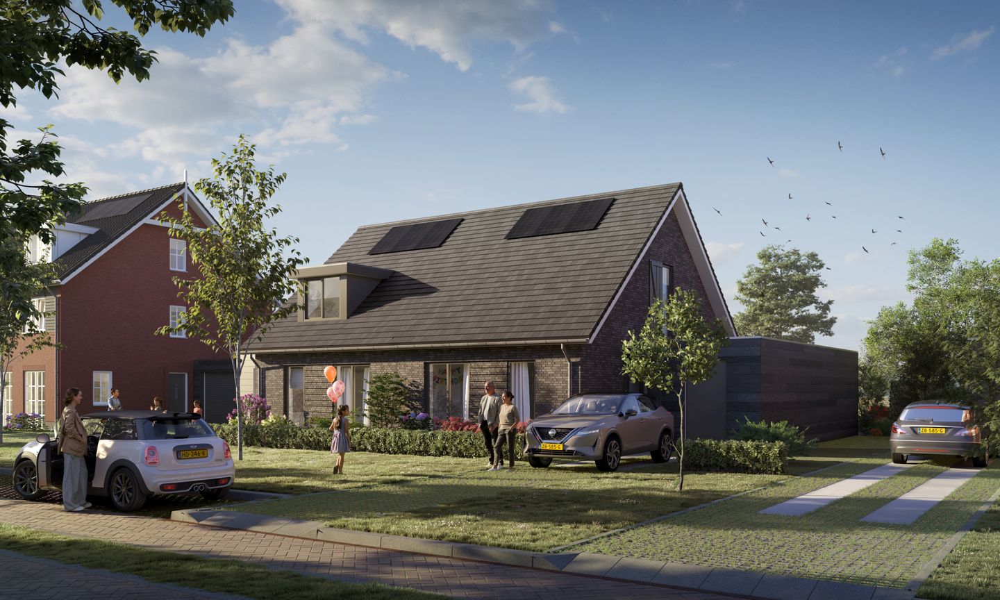 Foto 1 van 2-onder-1-kap woningen (type Ficinia) (Bouwnr. 4)