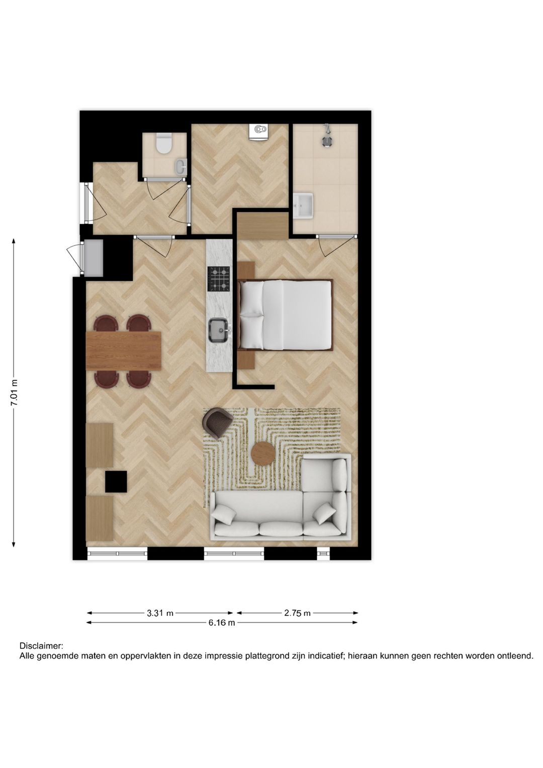 Foto 7 van Loft-appartement (Bouwnr. 2)