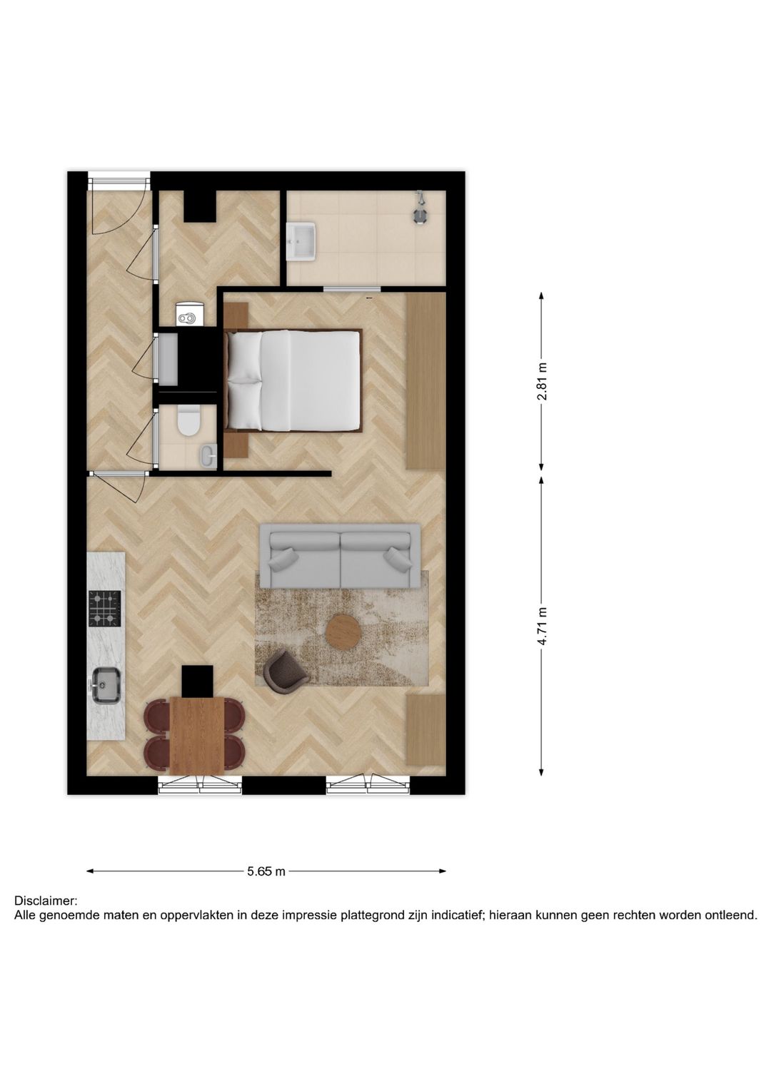 Foto 7 van Loft-appartement (Bouwnr. 4)