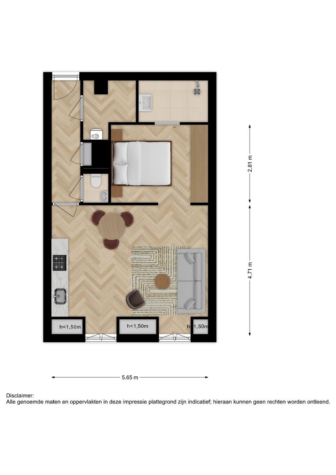 Foto 7 van Loft-appartement (Bouwnr. 16)