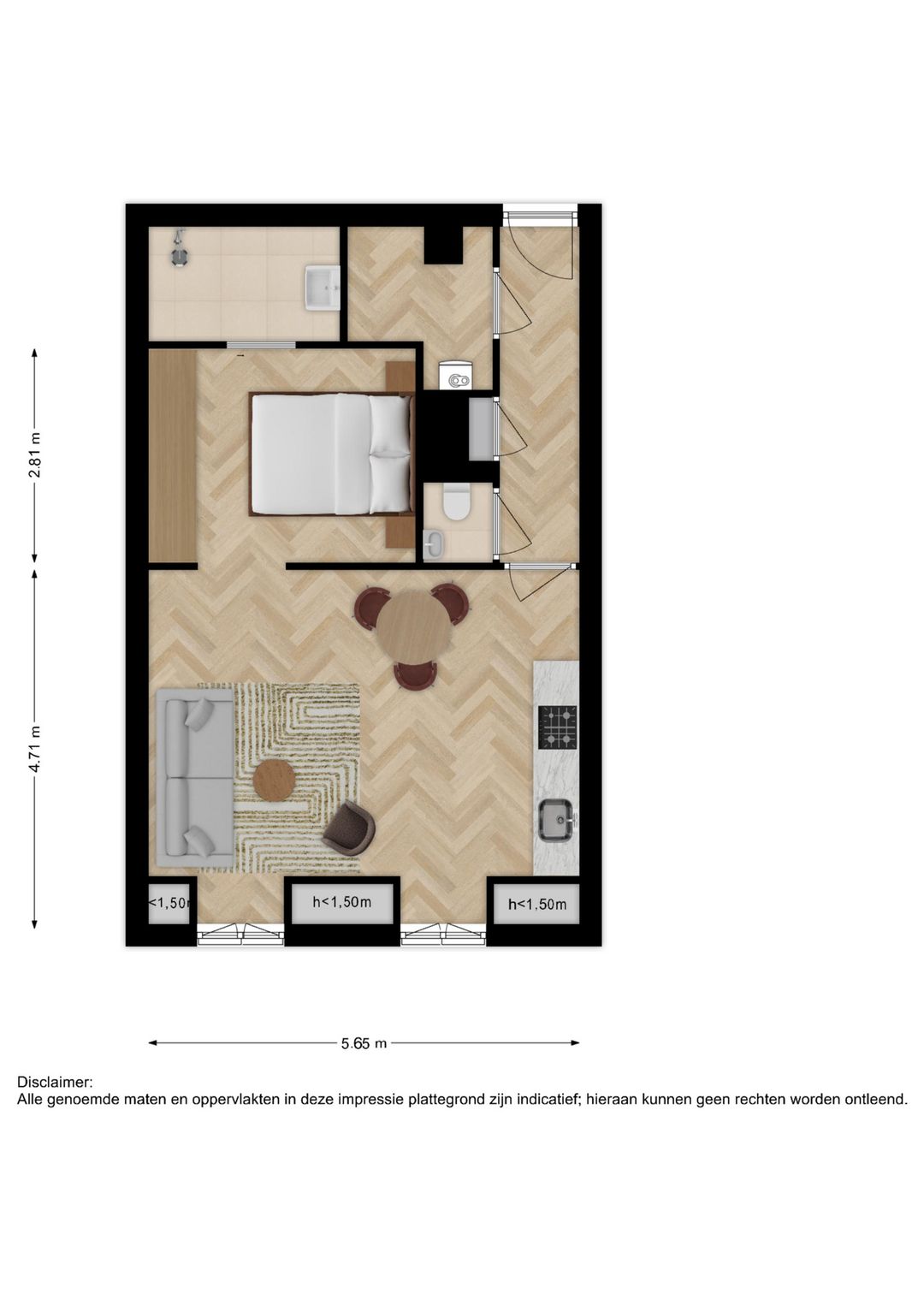 Foto 7 van Loft-appartement (Bouwnr. 17)