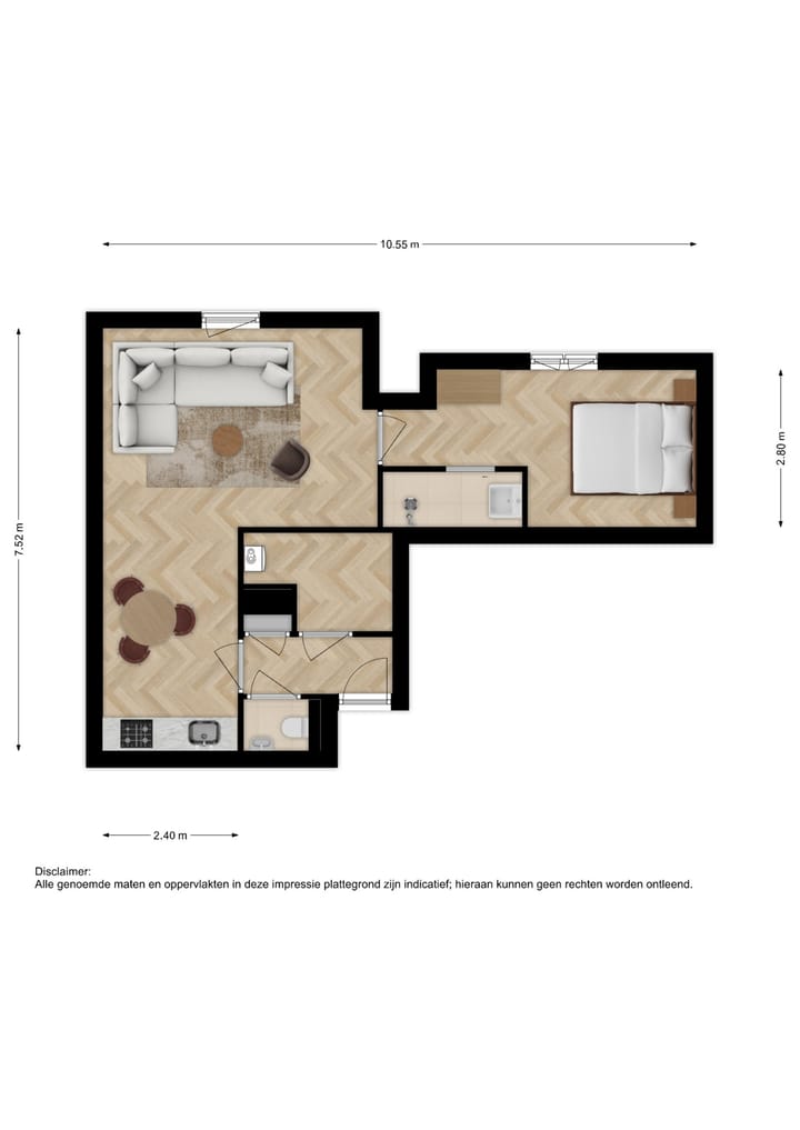 Photo 7 of 2-kamerappartement (Bouwnr. 19)