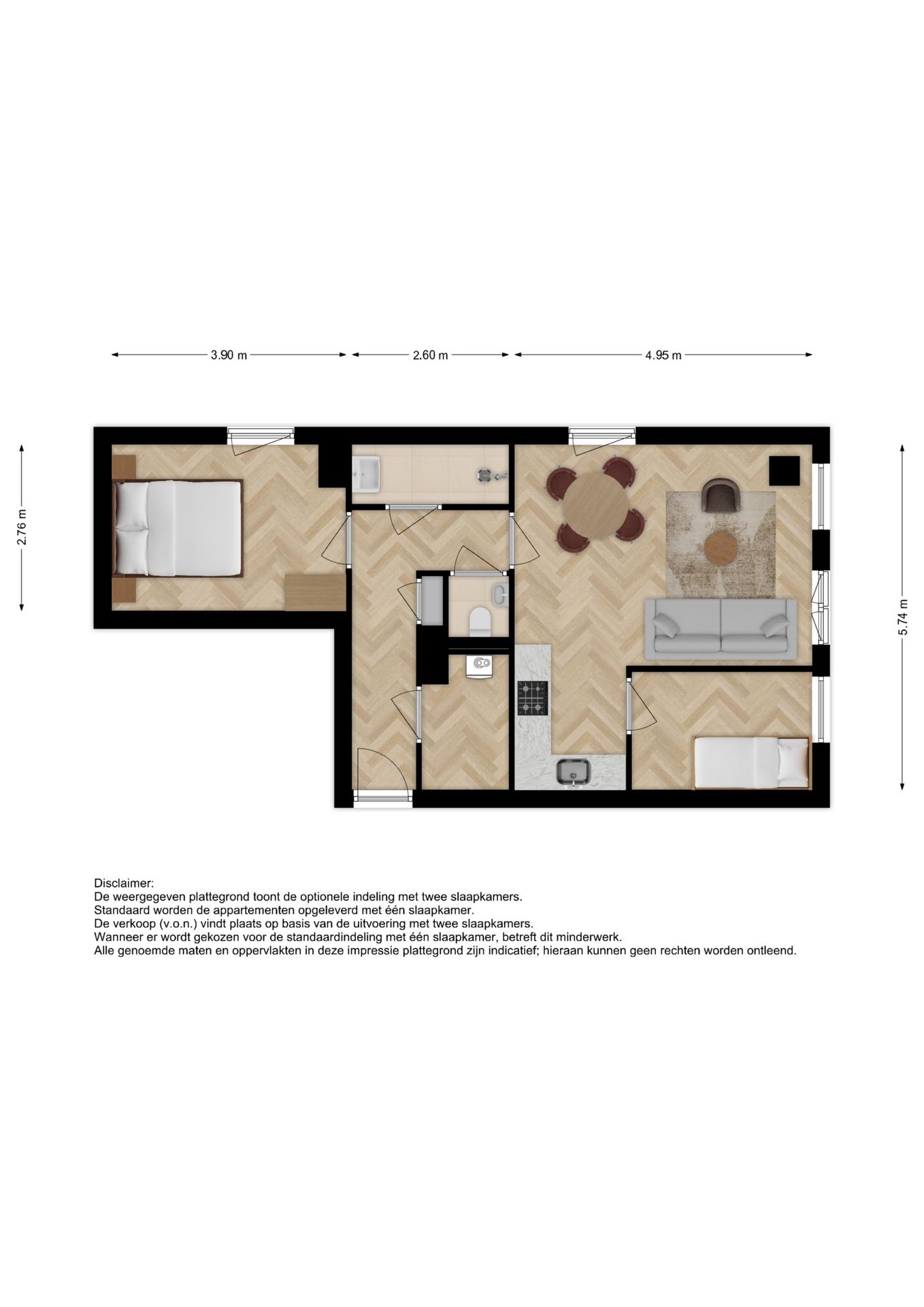 Foto 9 van 3-kamerappartement (Bouwnr. 7)