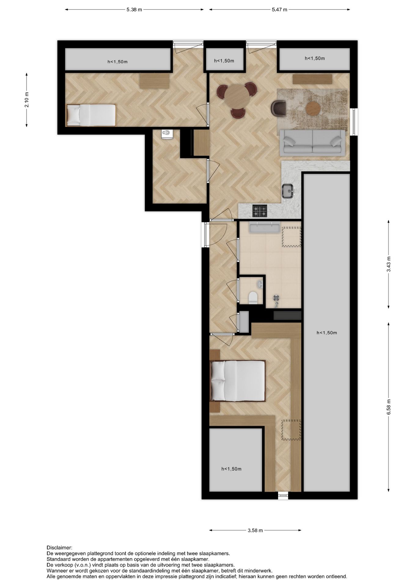 Photo 9 of 3-kamerappartement (Bouwnr. 18)