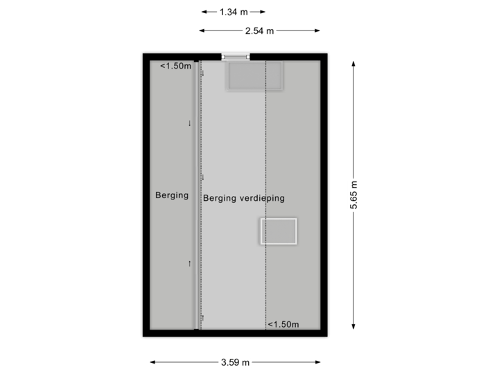 Berging 1 verdieping