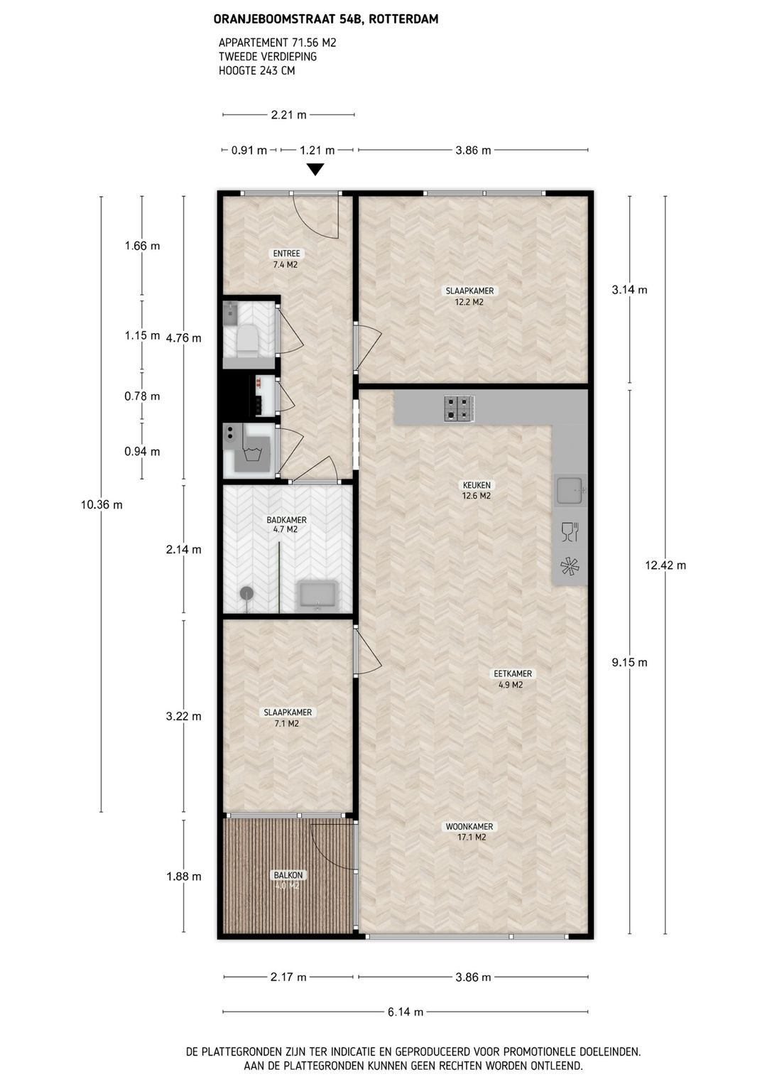Foto 23 van Oranjeboomstraat 54-B