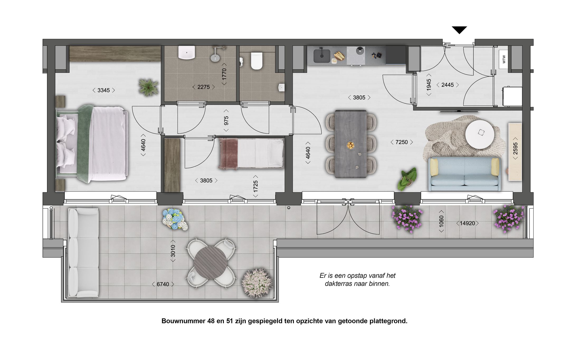 Foto 15 van Appartement - type 7 (Bouwnr. 51)