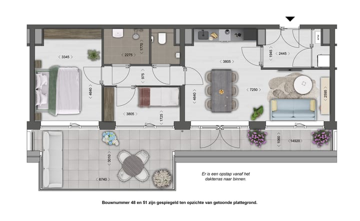 Foto 4 van Appartement - type 7 (Bouwnr. 48)